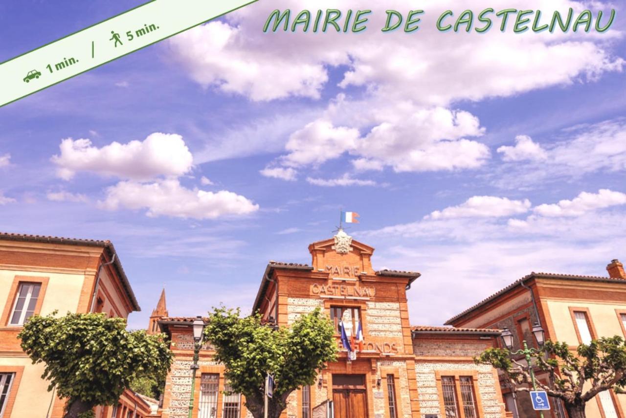 Le Cosy Eurocentre ► Terrasse ► Parking ► Wifi ► 24/24 Apartman Castelnau-dʼEstrétefonds Kültér fotó