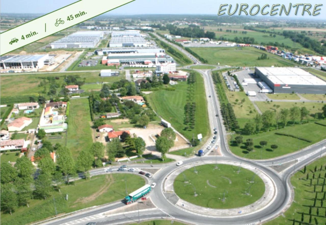 Le Cosy Eurocentre ► Terrasse ► Parking ► Wifi ► 24/24 Apartman Castelnau-dʼEstrétefonds Kültér fotó